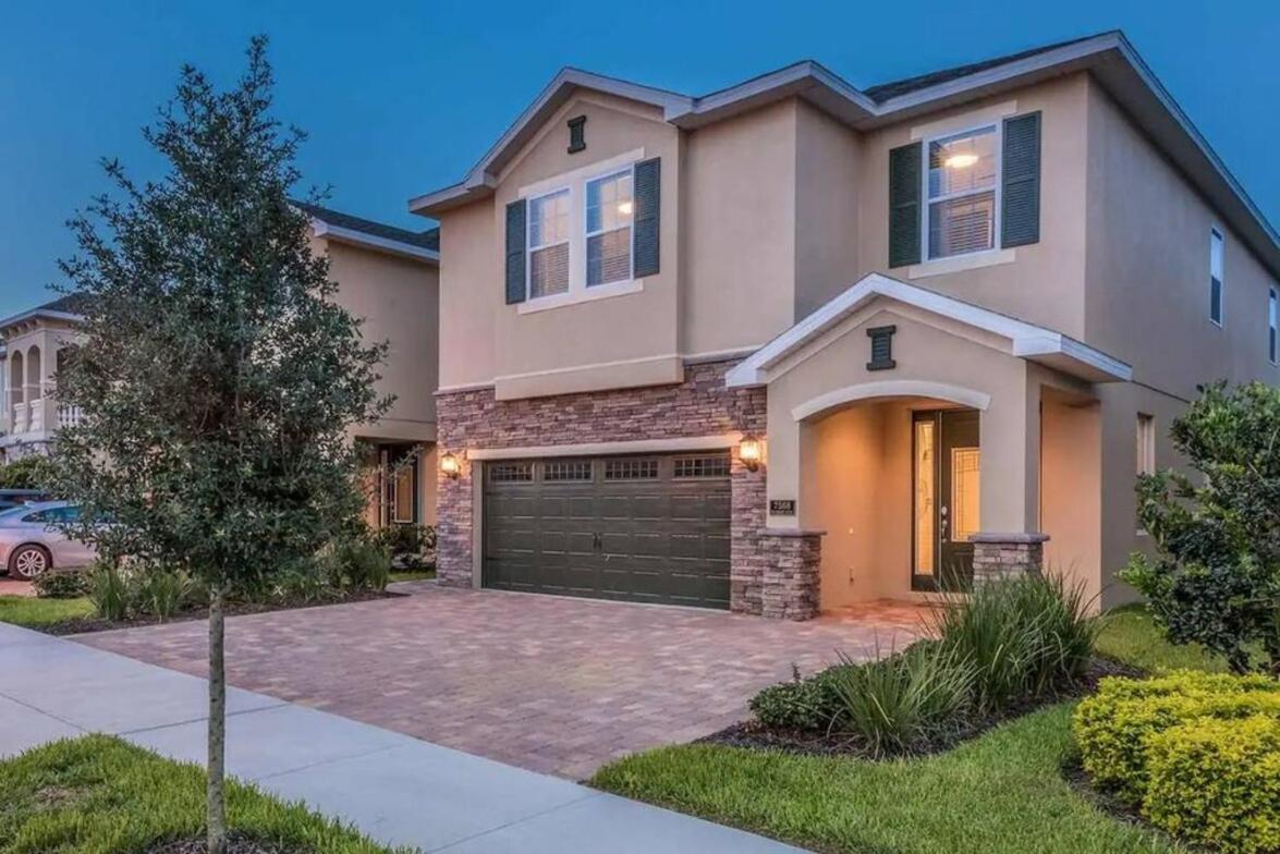 Gorgeous Home W Game Room Heated Pool Spa Orlando Exterior foto