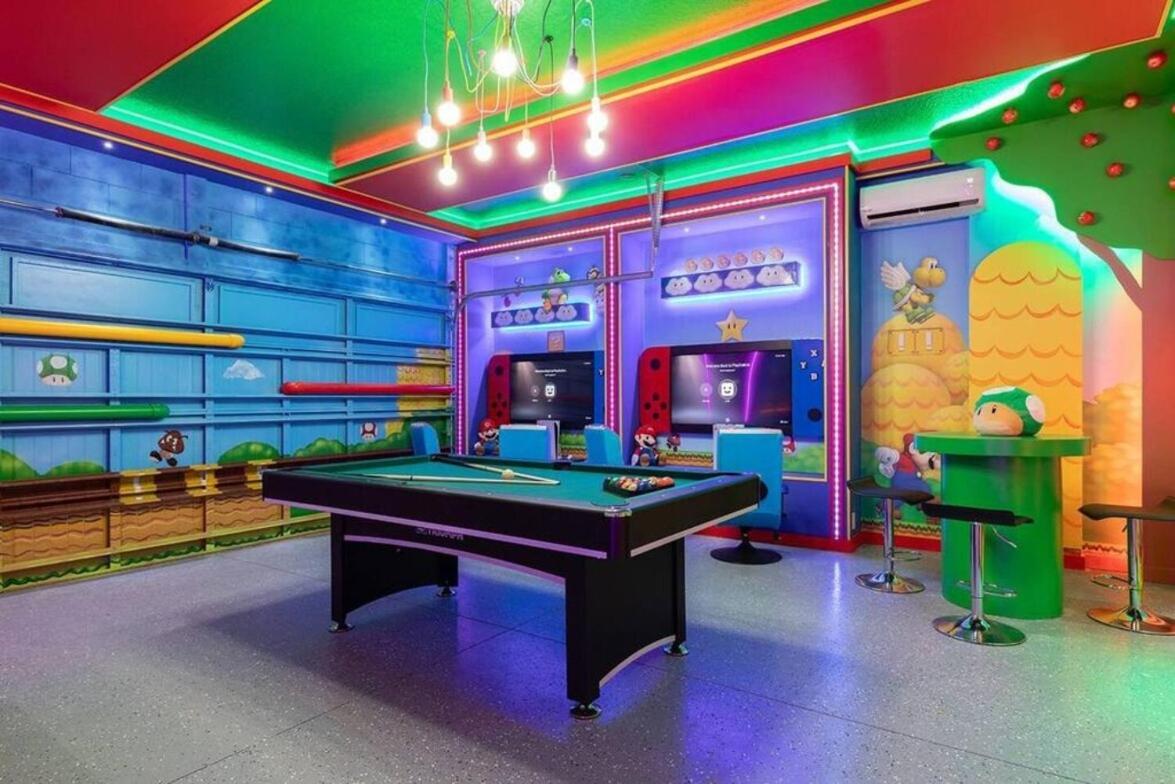 Gorgeous Home W Game Room Heated Pool Spa Orlando Exterior foto
