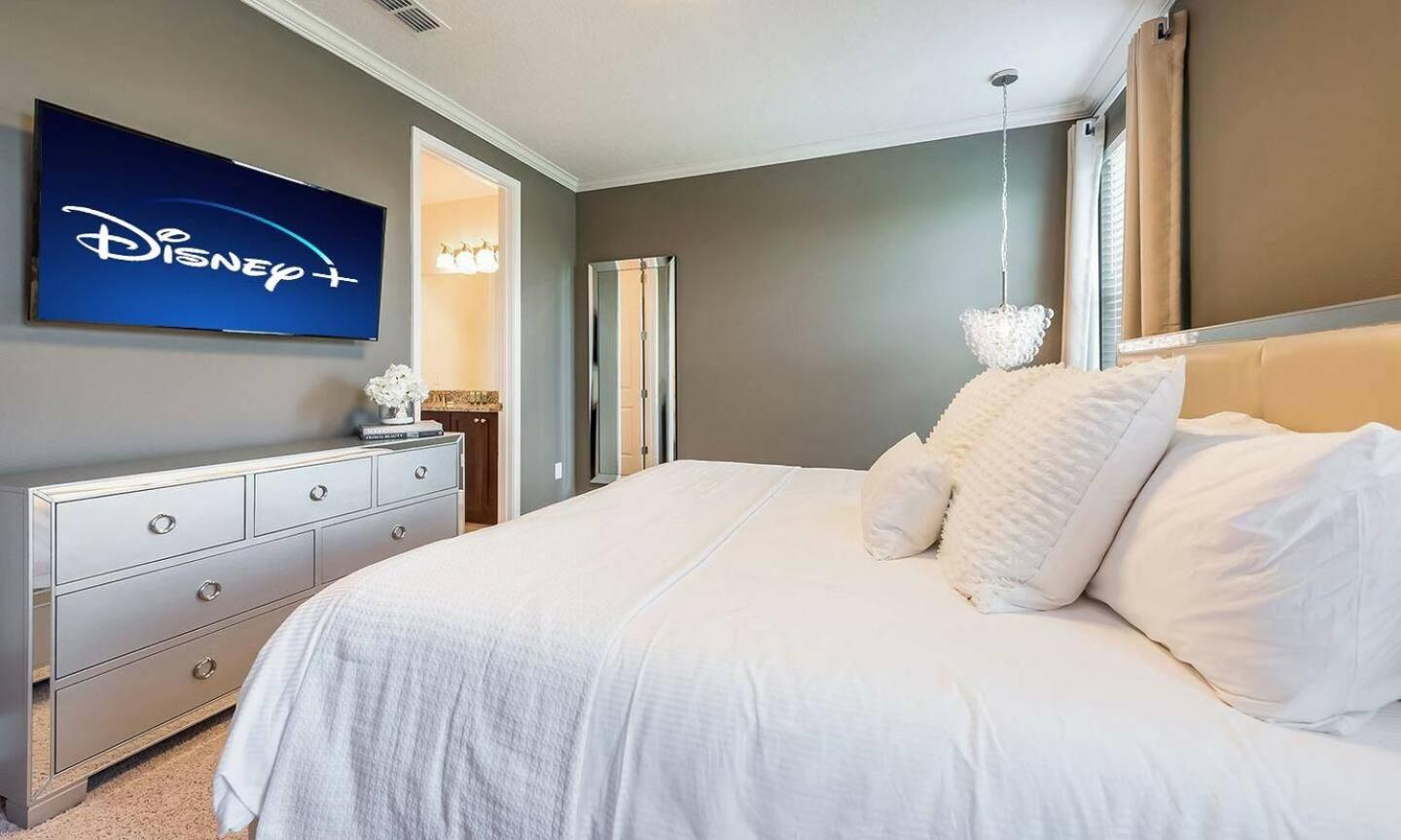 Gorgeous Home W Game Room Heated Pool Spa Orlando Exterior foto