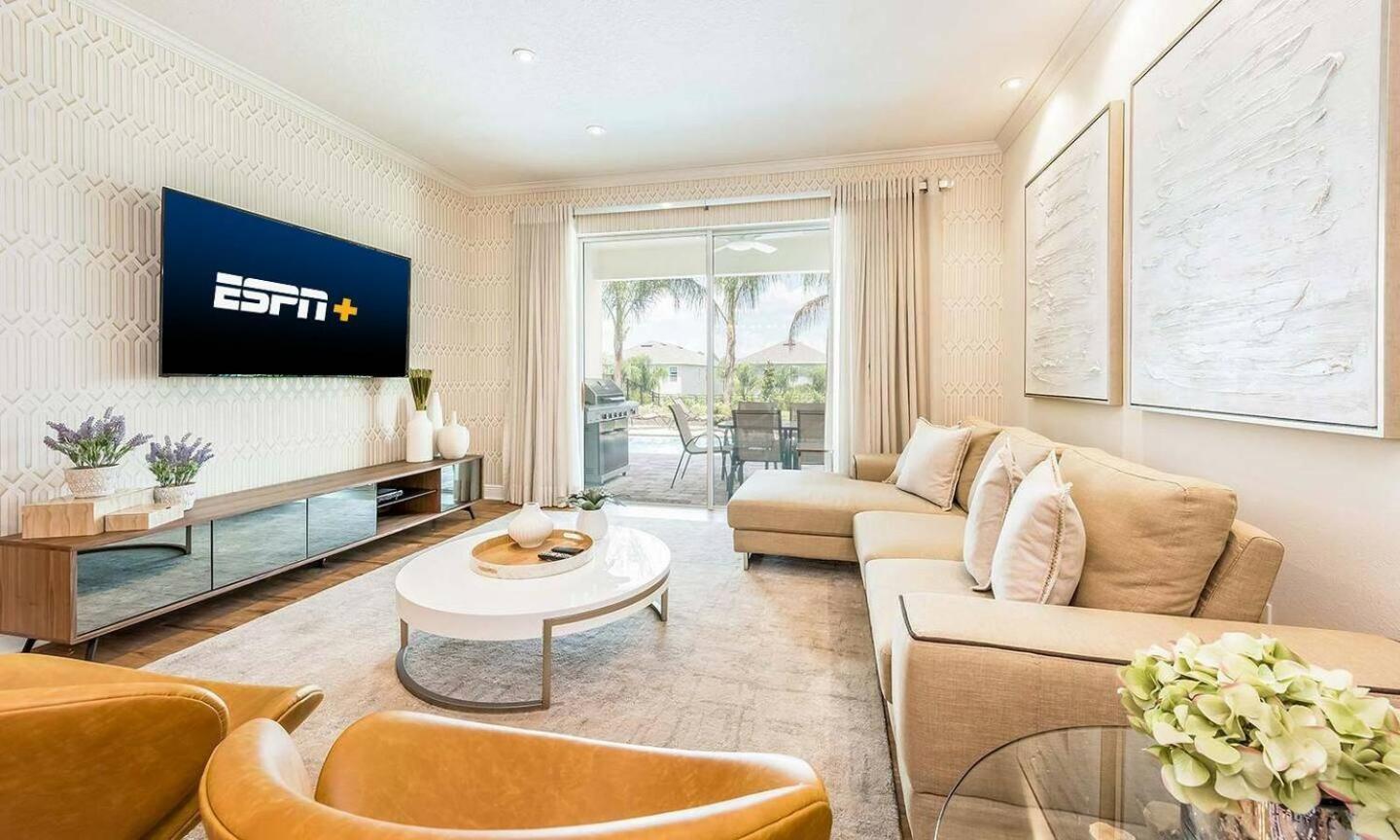 Gorgeous Home W Game Room Heated Pool Spa Orlando Exterior foto